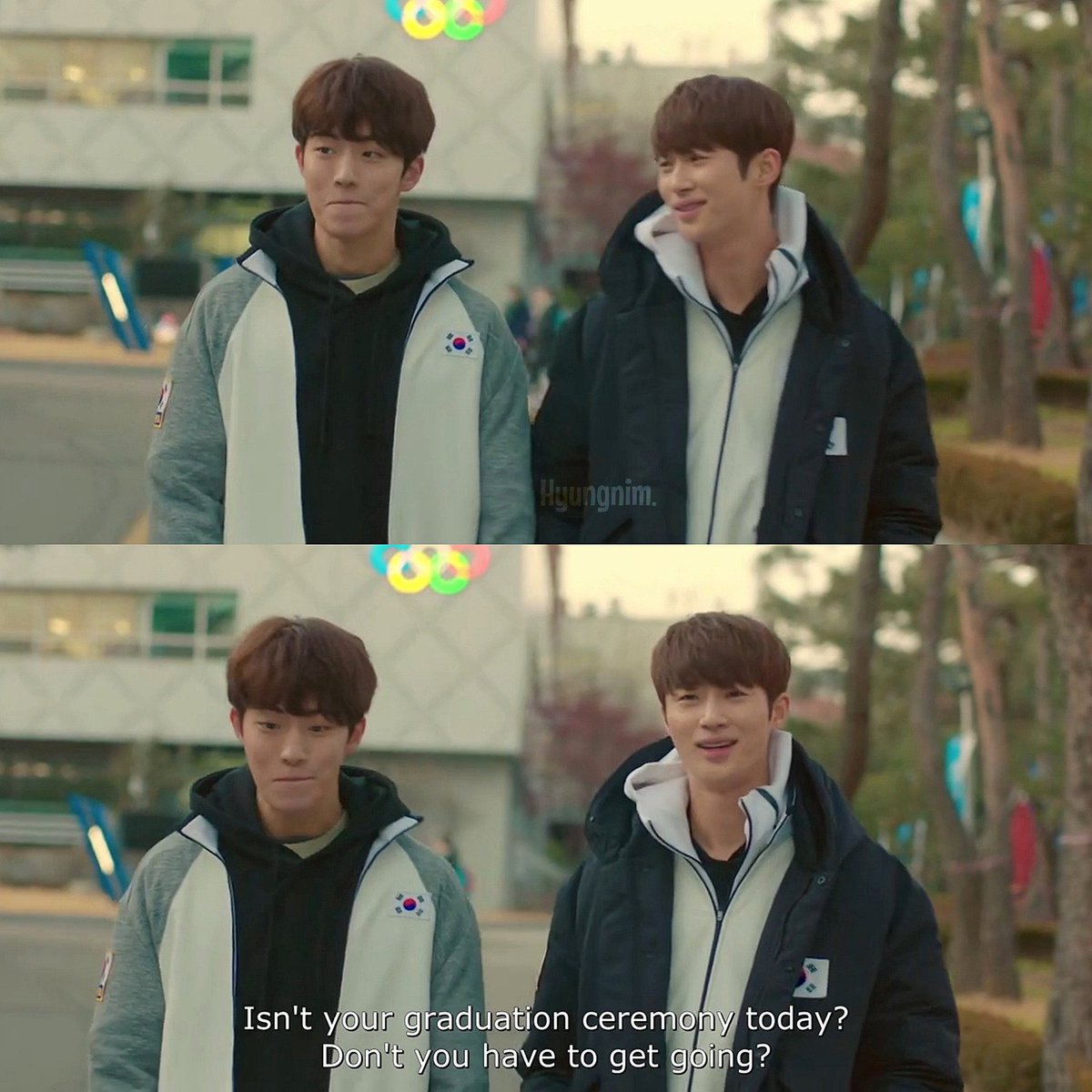#ByeonWooSeok as joon hyung's swimmer friend in #WeightliftingFairyKimBokJoo (2016) and he also had shoulder pain here, then continuing his swimming career in #LovelyRunner (2024) 😆
