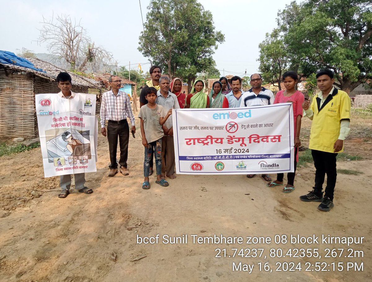 suniltembhare5's tweet photo. Let's join hands on this #National dengue Day to raise awareness and support efforts in combating dengue nationwide. Together, we can make a difference in ending this preventable disease and saving live. #Embed2EndMalaria
#MalariaFreeIndia @kanchansingh87 @FamilyhealthIn @sksomya https://t.co/6OZvw2crPi