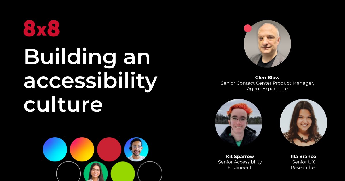 It's #GlobalAccessibilityAwarenessDay, & 8x8 is committed to ensuring #digitalinclusion & accessibility for all. Meet some of our #Team8s whose efforts to advocate & raise awareness have contributed to our accessibility culture: bit.ly/4dWbHSL #8x8CelebratesDiversity