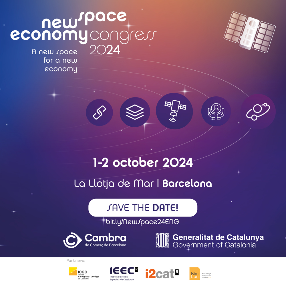 🚀 #SaveTheDate

The New Space Congress is back, the first major Catalan event for the aerospace sector and the #NewSpace ecosystem!

📅 October 1st and 2nd
📍 #LaLlotjaDeMar

newspacecongress.cat/inscripcio/ | @CambraBCN @tic