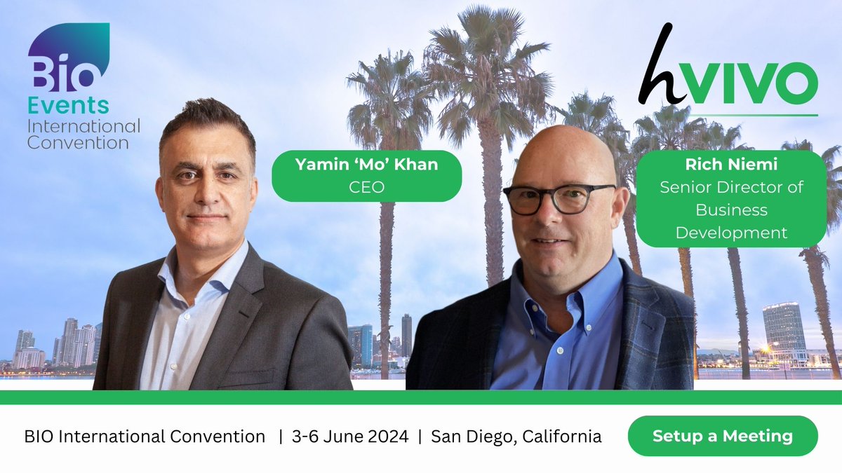 We are attending @BIOConvention on 3-6 June, in San Diego. Meet with the team to learn about #HVO. Schedule a meeting via the One-on-One Partnering™ platform, or visit our booth located at the UK Pavilion stand 2025. Learn more: convention.bio.org/about-bio #BIOConvention
