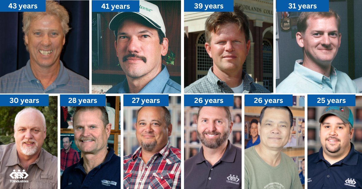 At TDIndustries, we take pride in our dedicated and hardworking employee-owners. 🎉Join us in celebrating these milestone anniversaries for May!🎉 #EmployeeAppreciation #TDStrong #ConstructionCareers #Milestones