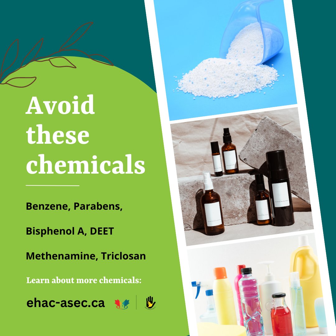 For the loved ones in your life who suffer from MCS, learn about more chemicals to avoid in the products that you buy: ehac-asec.ca

#multiplechemicalsensitivityawareness #parabenfree #benzene #DEET #nontoxiclifestyle #nontoxicproductsforyourfamily #nontoxicproducts