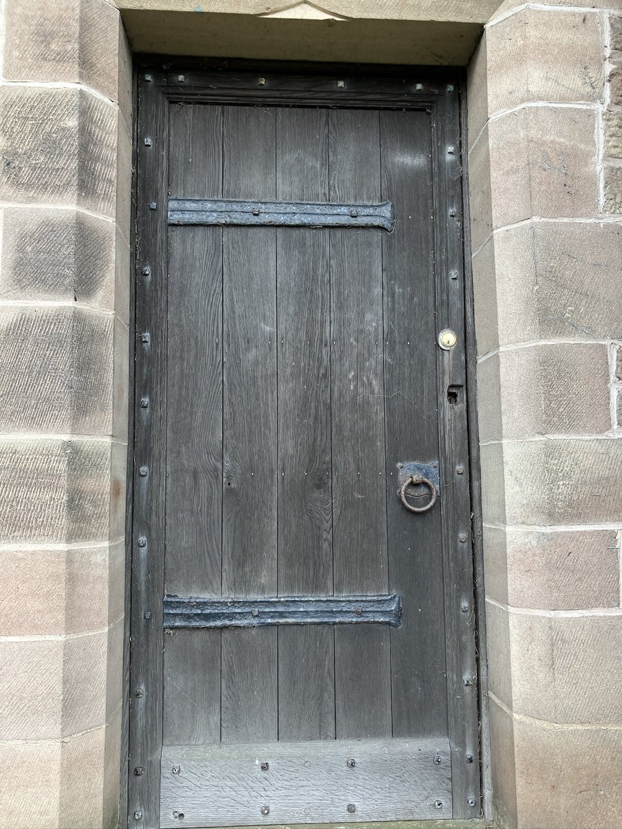 Victorian church door. Lydiate Parish Church  #AdoorableThursday
