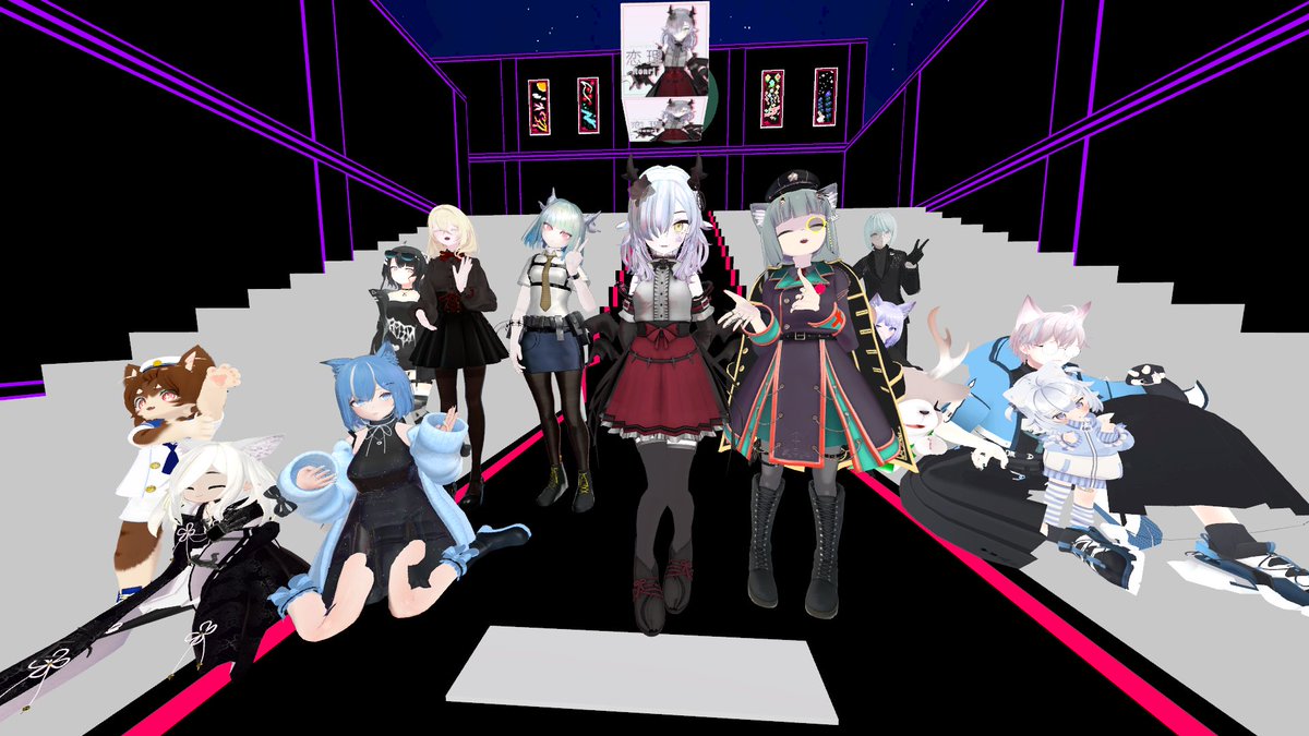 皆さん優しかった・・・
どうぞよろしくお願いします！😊
 #VRChat始めました #VRChat