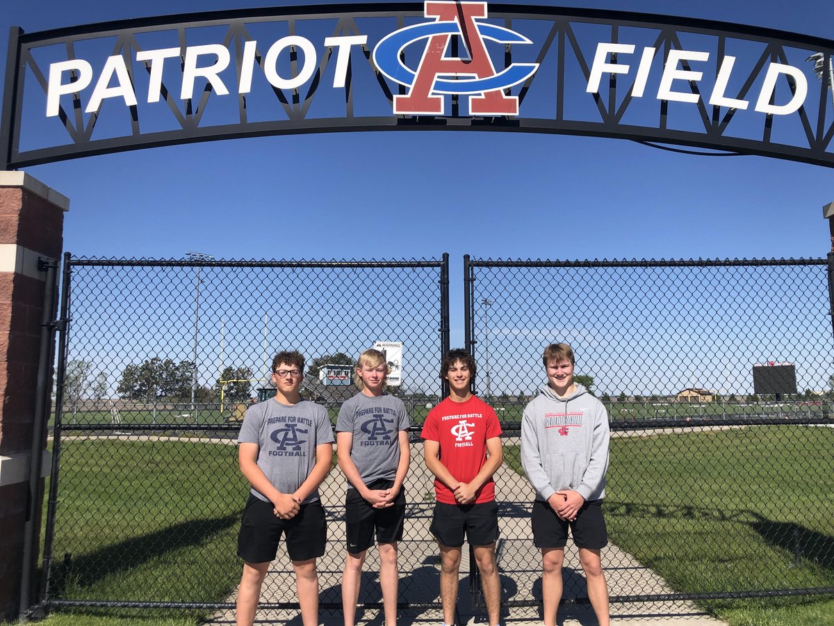 Adams Central Patriot Football (@acpatriotsfb) on Twitter photo Congrats to the 2024 Adams Central football captains:
Bladen Blecha, Jacob Reichstein, Kaleb Wahlmeier <a href="/kalebwahlmeier/">Kaleb Wahlmeier</a>, & Evan Frink. Future's so bright, they should have worn shades! #weareAC Congrats to the 2024 Adams Central football captains:
Bladen Blecha, Jacob Reichstein, Kaleb Wahlmeier <a href="/kalebwahlmeier/">Kaleb Wahlmeier</a>, & Evan Frink. Future's so bright, they should have worn shades! #weareAC