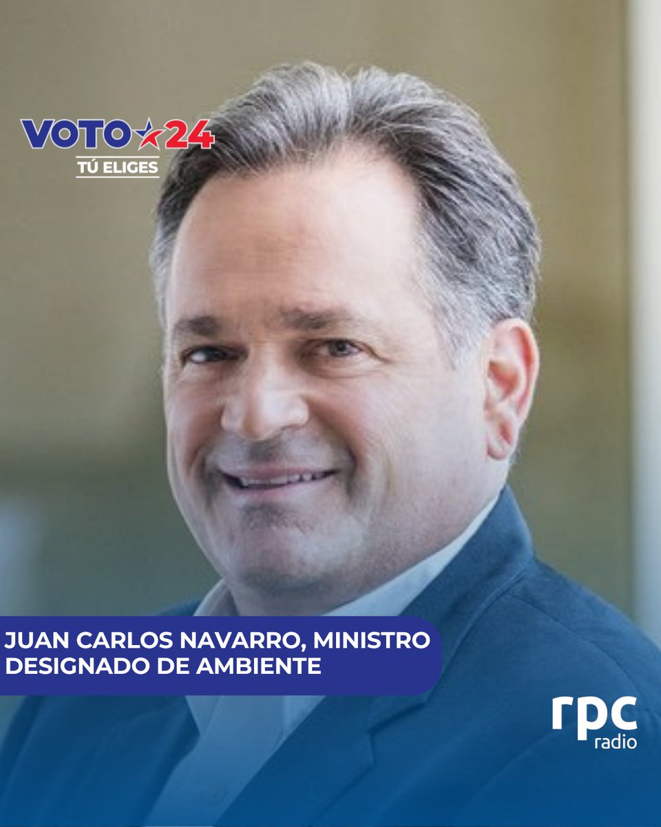 El presidente electo, José Raúl Mulino, ha designado a Juan Carlos Navarro, como ministro de Ambiente.     

#RPCRadio