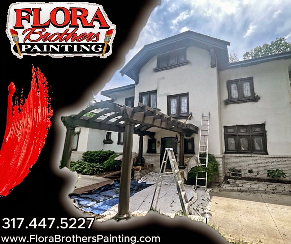 #TeamFBP at work in #Indy! 🦺 🚧 🎨 ☎️ 317-447-5227 🖥 FloraBrothersPainting.com #exteriordesign #ppg #ppgpaints #ppgproud #propertymanagement #indysbestpainter #indianapolis #avon #plainfield #hendrickscounty #greenwoodindiana #customhome #indianapolis #exteriorpainting