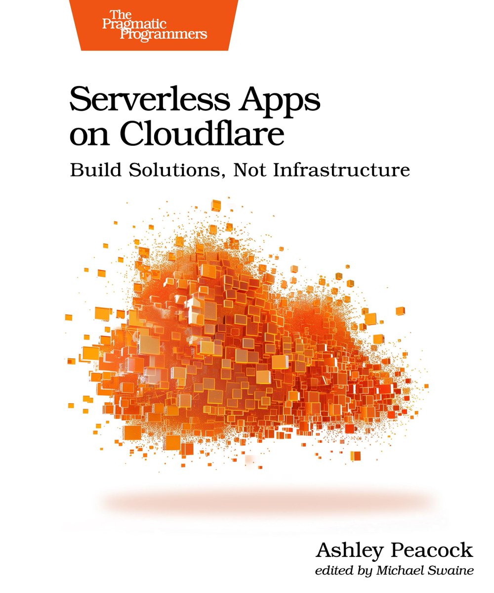 _ashleypeacock's tweet image. I'm beyond excited to announce the release of my second book, Serverless Apps on Cloudflare! 📚
For several years, I've been building applications on @Cloudflare's modern and innovative cloud developer platform. I was blown away by how simple and quick it was to develop…