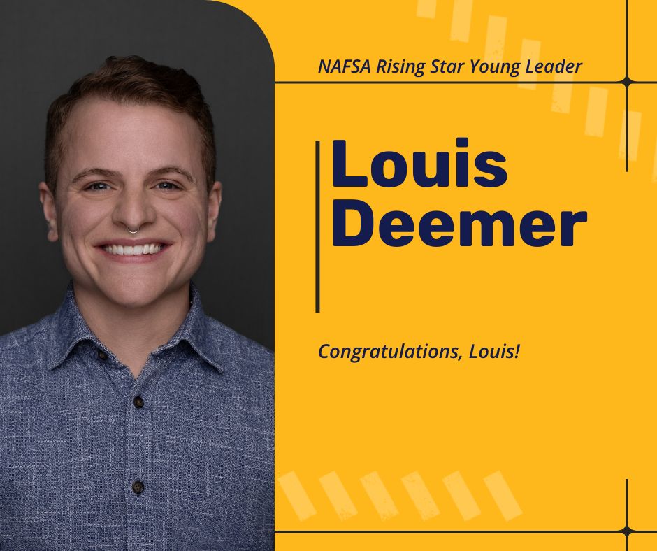 PittGlobal (@pittglobal) on Twitter photo We are so thrilled to congratulate Louis Deemer, Immigration Specialist with <a href="/oispitt/">OIS at Pitt</a>, for receiving the NAFSA Rising Star Young Leader Award! Learn more about Louis: lnkd.in/e8dVPKMR #RisingStar #PittGlobal #InternationalEducation We are so thrilled to congratulate Louis Deemer, Immigration Specialist with <a href="/oispitt/">OIS at Pitt</a>, for receiving the NAFSA Rising Star Young Leader Award! Learn more about Louis: lnkd.in/e8dVPKMR #RisingStar #PittGlobal #InternationalEducation