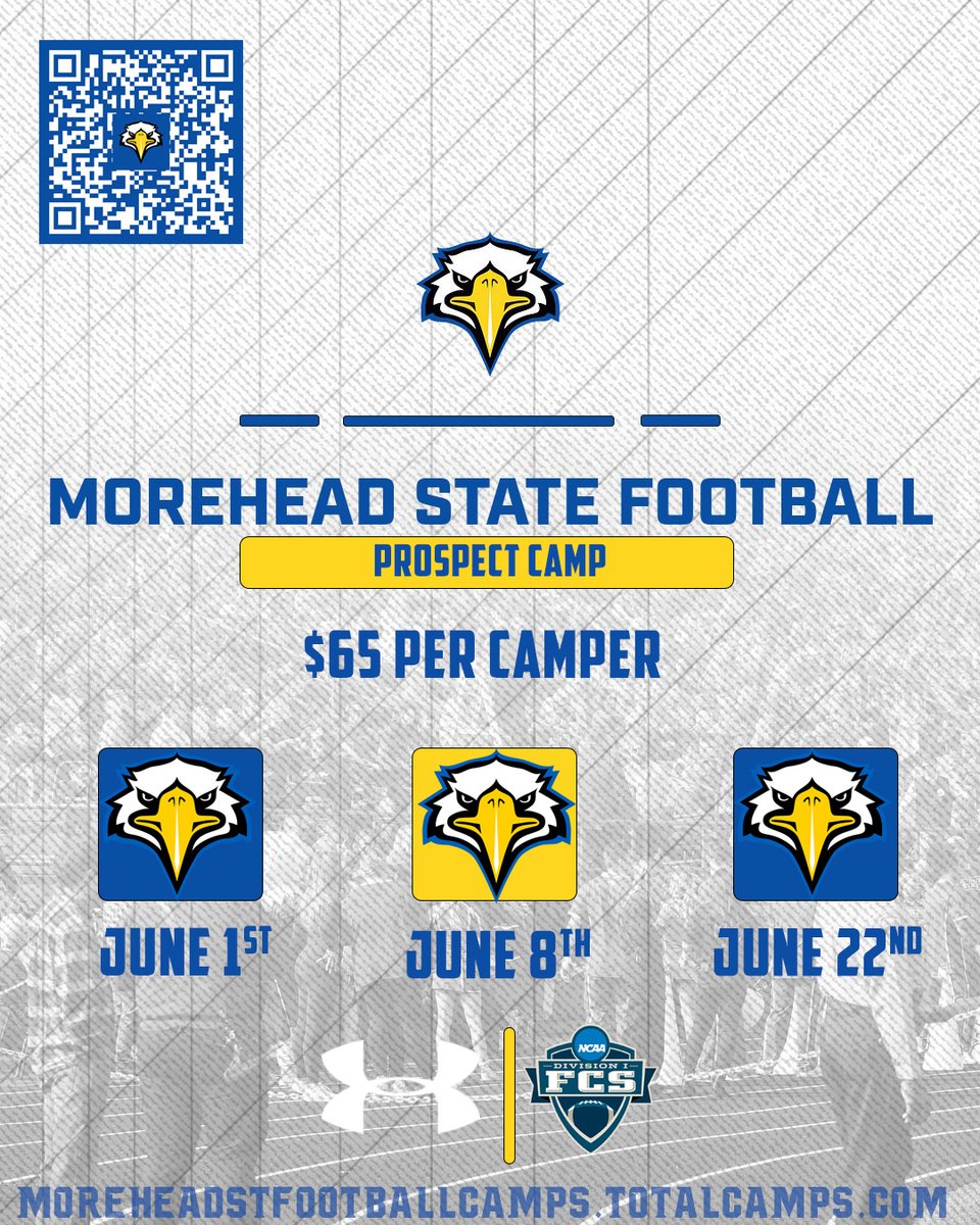 16 DAYS FROM NOW ‼️ We will be hosting Prospect Camp #1 here at Morehead State! Come ball out and earn an opportunity to be an EAGLE!!

#SkoEagles #SOARHigher 🦅🔵🟡