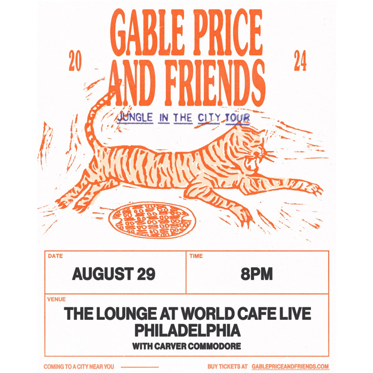 *On Sale Now* Drawing inspiration from The Killers, Kings of Leon, Gang of Youths, and Switchfoot, 4-piece alt rock band @gpandfriends take over The Lounge on August 29, just a few weeks after releasing their new EP 'Jungle In The City'! Tickets: tinyurl.com/2xmzde9v