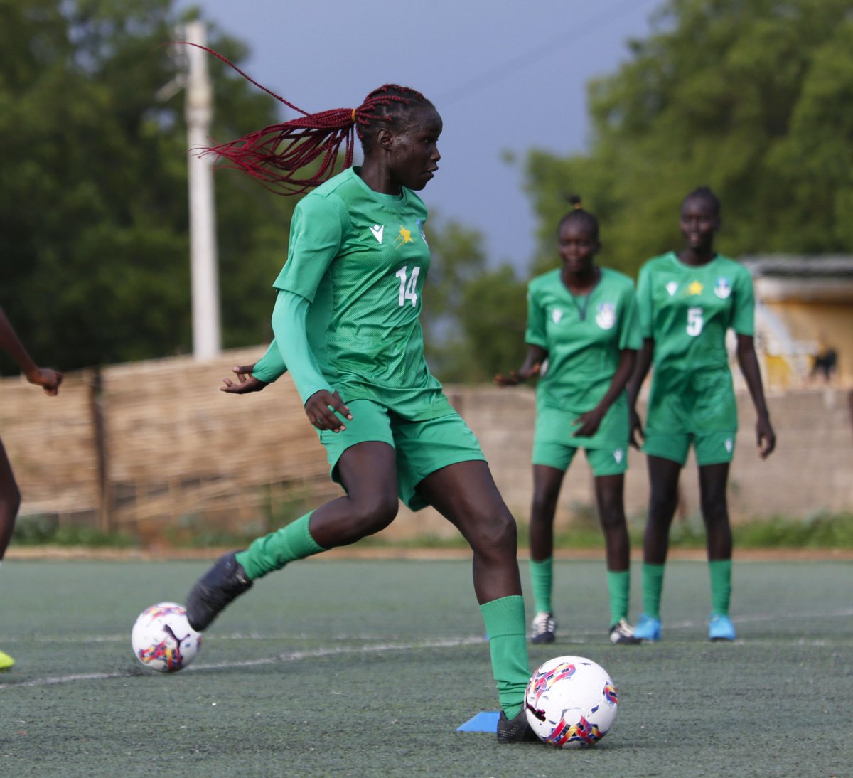 🔵Just in: Bright Starlet kicks off training today in preparation for the upcoming international friendlies in Tanzania.

#TRISTAR #BrightStarlet