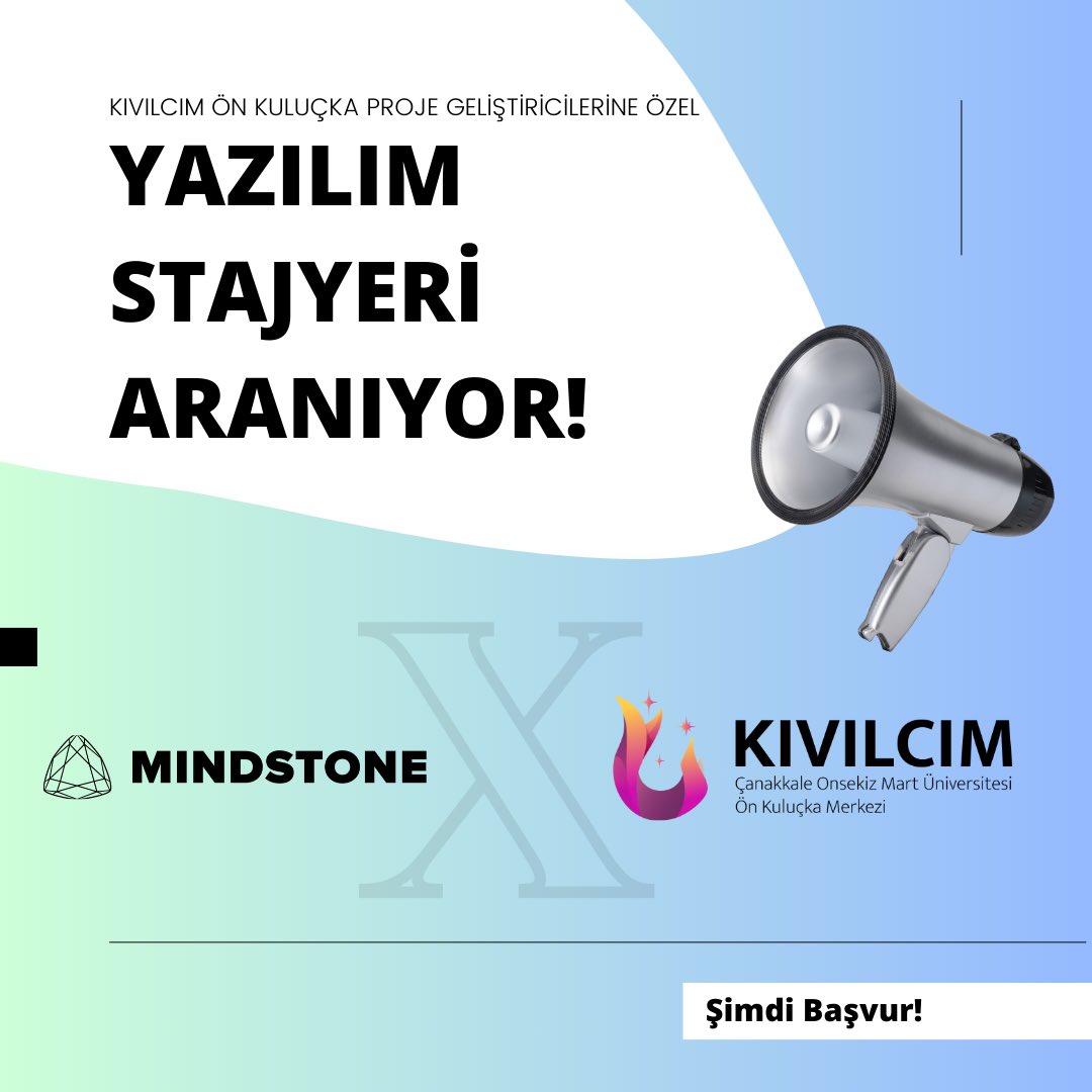 🚀 Kıvılcım programı kariyer fırsatları sunmaya devam ediyor 🚀

Yazılım sektörünün öncülerinden <a href="/MindstoneLabs/">Mindstone Blockchain Labs</a> Kıvılcım programında projeleriyle parlayan ve hackathonlarda başarı elde eden yazılımcılara özel staj fırsatları sunuyor!  🌟