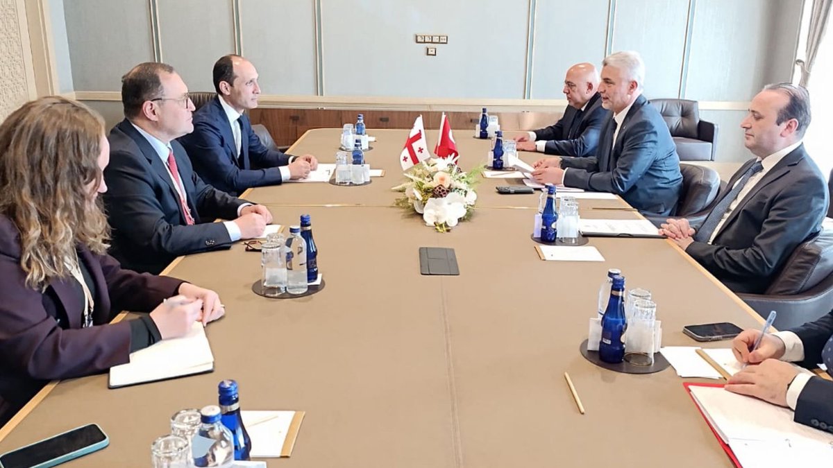 Cumhurbaşkanımız Sayın Recep Tayyip Erdoğan’ın (@RTErdogan) davetlisi olarak Türkiye’de bulunan Gürcistan Başbakanı Sayın Irakli Garibashvili ile birlikte ülkemizi ziyaret eden Gürcistan Başbakan Yardımcısı, Ekonomi ve Sürdürülebilir Kalkınma Bakanı Sayın Levan Davitashvili ile