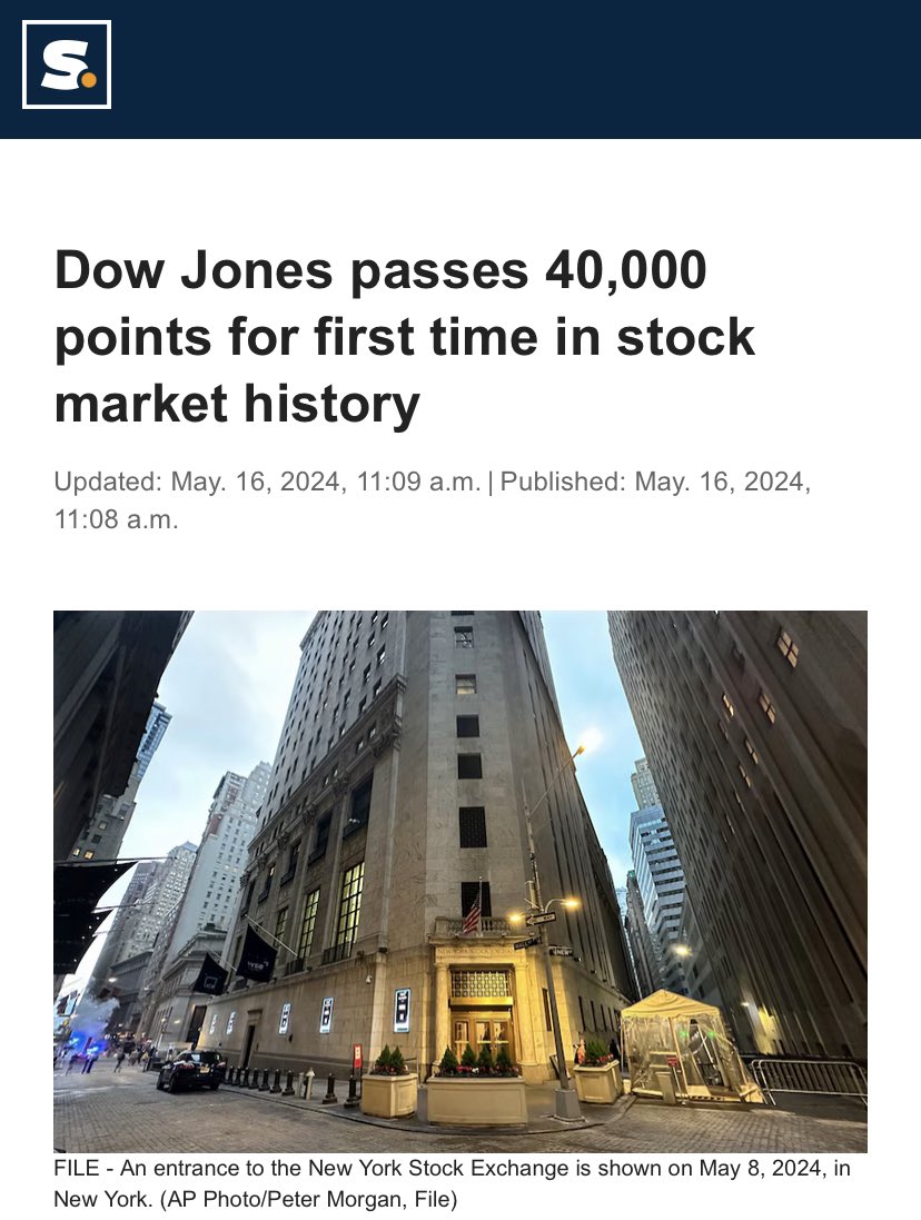 Trump has made numerous failed predictions over the years 

Remember when he predicted doom & gloom and told Americans the stock market would crash 📉under Joe Biden?

This week the market closed higher than at any time in history 

Check your 401k

#BidenBoom #BidenvsTrump