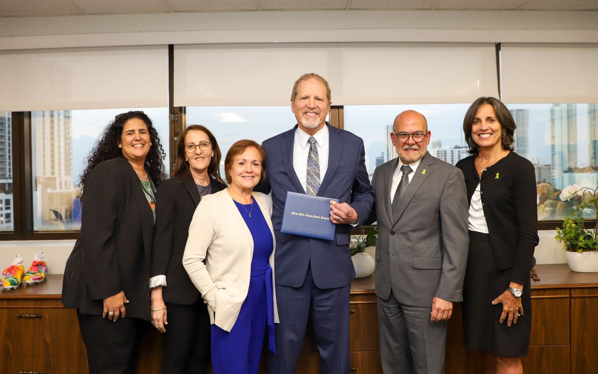 Frank Zenere is retiring from @MDCPS after 38 years of service to our community. As a member of the District’s Crisis Management team, Frank has touched the lives of countless individuals through his knowledge, empathy, and understanding. In the most difficult moments, he