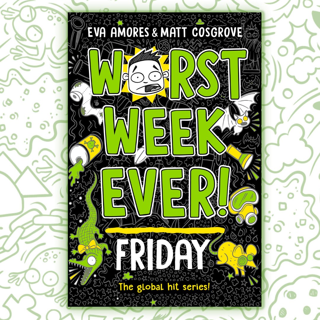 📢COVER REVEAL📢 Only one more day to go until the weekend! 🗓️ Against all odds, Justin Chase has survived most of the week! But can he hold on one more day? Find out in WORST WEEK EVER! FRIDAY coming 4th July – amzn.to/4amCeVZ