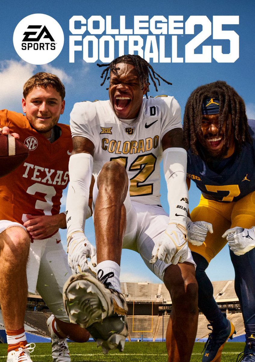 The main cover for College Football 25 is officially here
