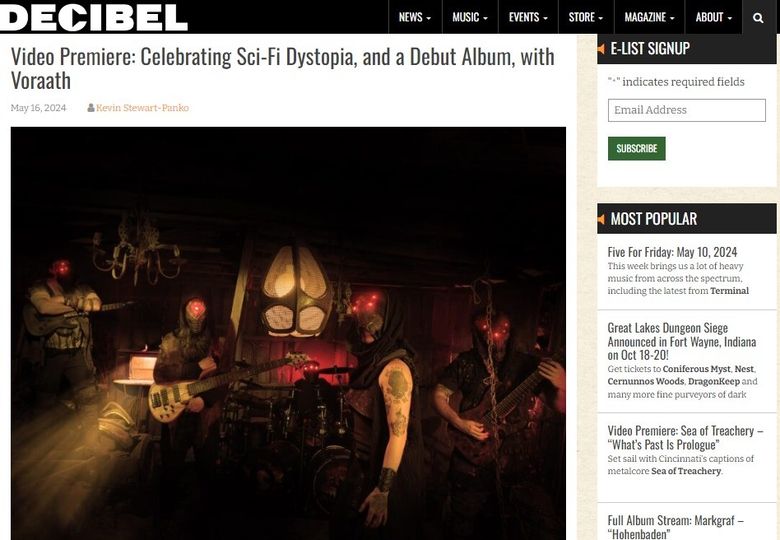 Exitus Stratagem Records <a href="/ExsrM/">EXSRMusic</a> - Dystopian Survival Meets Cosmic Implications In Voraath's “The Leviathan’s Keep” Off Debut Album Out June 2024 + Tour Dates w/ Gorgatron, Casket Robbery

Watch the video premiere on <a href="/dbmagazine/">Decibel Magazine</a>  decibelmagazine.com/2024/05/16/vid…