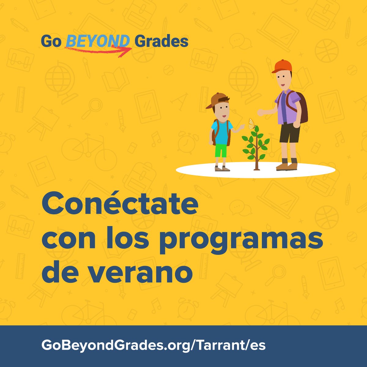 Have fun + support your child’s grade-level progress! Check out the first-of-its-kind Tarrant County search tool for local #summer and after-school programs. 🔎 Get started at GoBeyondGrades.org/Tarrant #GoBeyondGrades #LetsGBGTarrant @bealearninghero