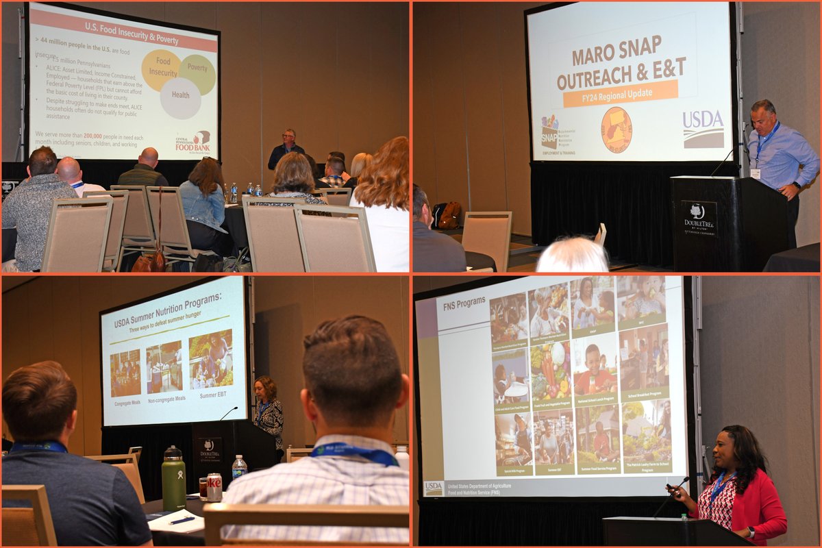 Mid-Atlantic Regional Administrator Dr. Patty Bennett welcomed our food bank partners at 2nd annual @FeedingAmerica Mid-Atlantic Region & USDA-FNS conference where we discussed #FoodSecurity and how to connect FNS programs with those in need.
@MountaineerFood @PghFoodBank