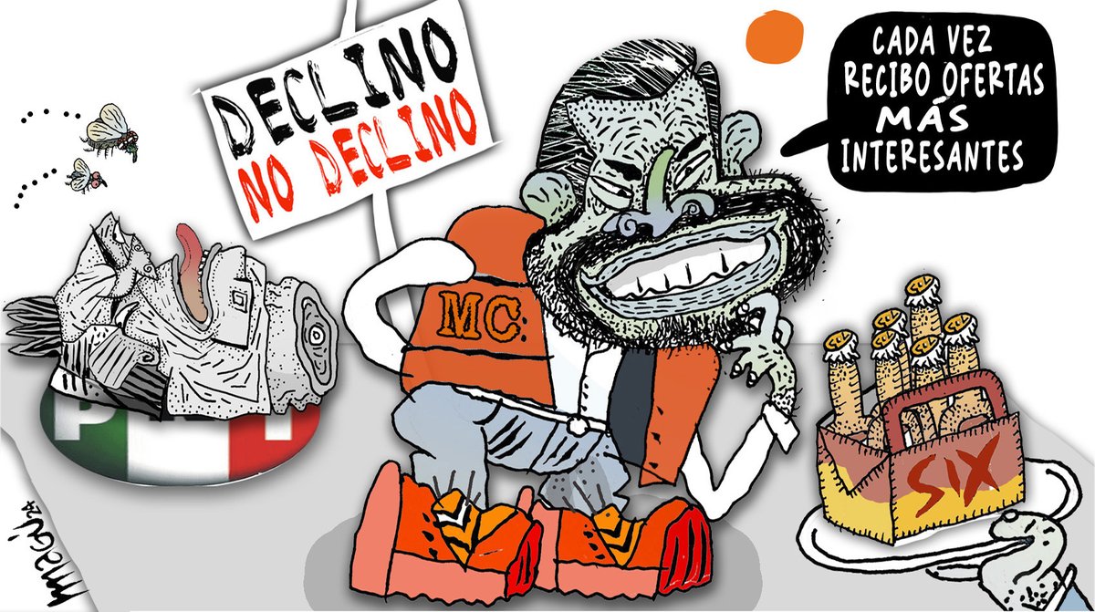 #MonerosLaJornada Tentaciones electorales, cartón de @MaguMonero

bit.ly/3wzRscD