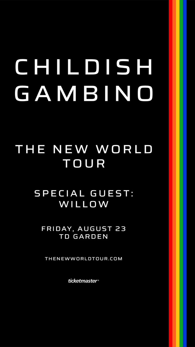 🚨PRESALE ALERT! Get tickets to see Childish Gambino’s The New World Tour at TD Garden on August 23! Use Code: BONFIRE 🎟️: bit.ly/4bDI7z7