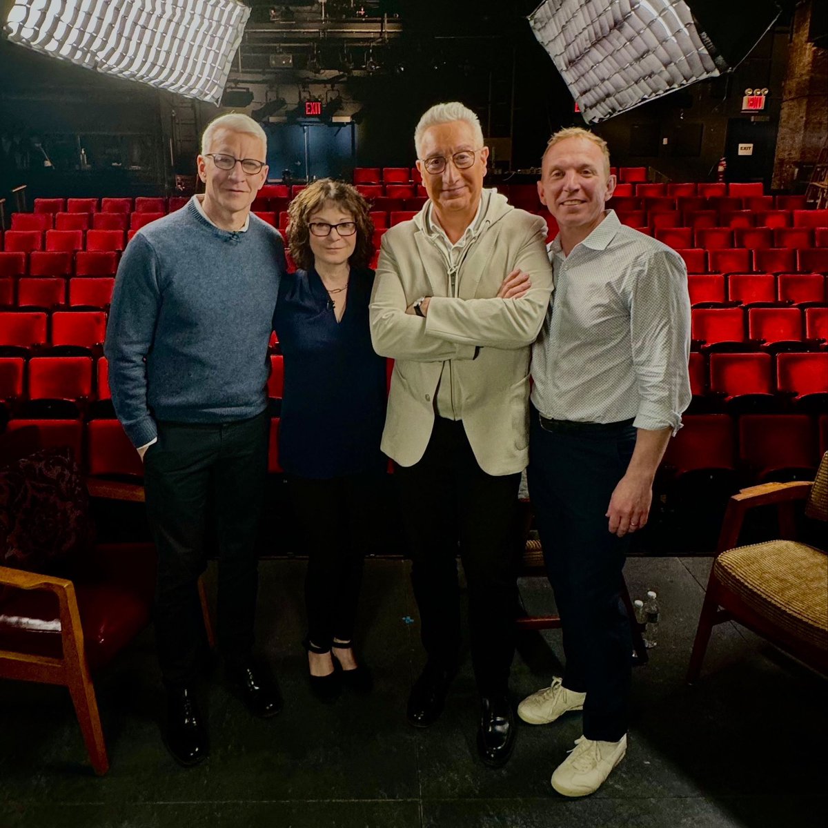 TectonicTheater's tweet image. Tune in to @60Minutes this Sunday, May 19th for an in-depth look at the 2024 Pulitzer Prize Finalist for Drama, "Here There Are Blueberries" currently playing at @NYTW79. @andersoncooper sits down with @moises_kaufman, Amanda Gronich & Dr. Rebecca Erbelding. Don’t miss it!