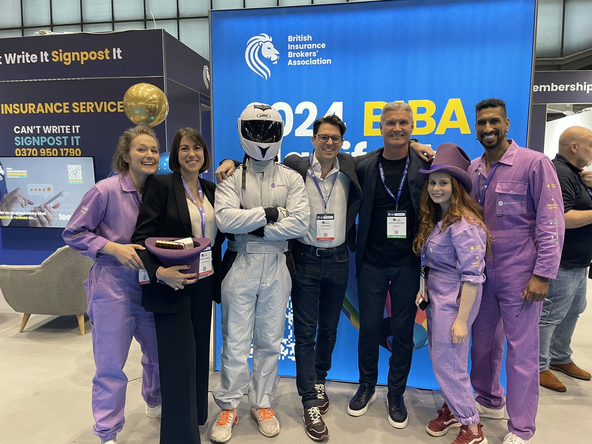 What a great BIBA! 🏁💪🏻🥳 Thanks for all our Mario Kart champions, and everyone who came for a chat. It was a pleasure! 

We even got our wish and managed to meet David Coulthard! 🏎️👀 

#BIBA2024 #schemeservestig #insurtech <a href="/BIBAbroker/">British Insurance Brokers' Association</a>