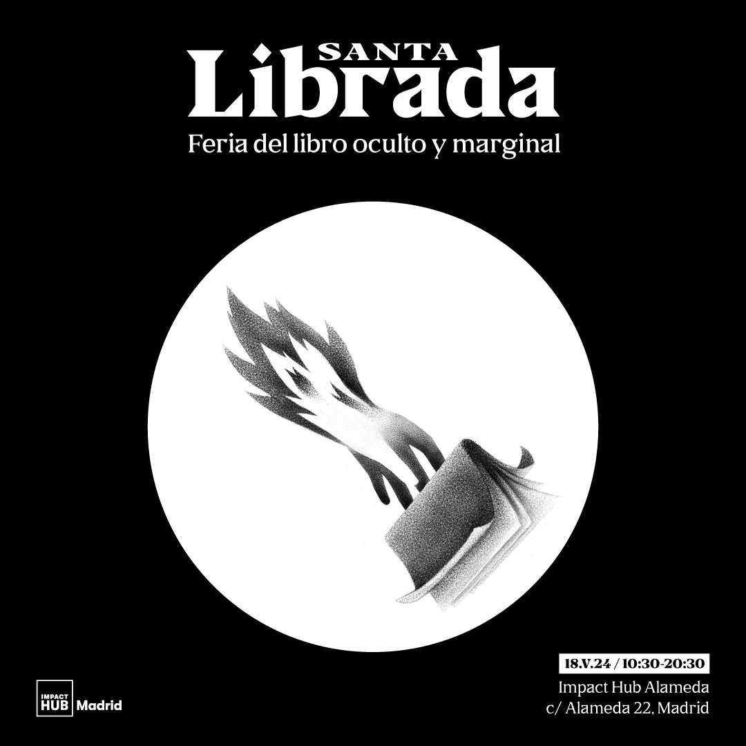 El sábado que viene, ya de ya, estaremos dándolo todo con nuestro stand en <a href="/santaylibrada/">Santa Librada</a>, feria del libro oculto y marginal que nos encargamos de organizar y que en nada celebra su tercera edición. Tendremos bolsas de cartón personalizadas (¡Por fin!), stickers originales, (...)