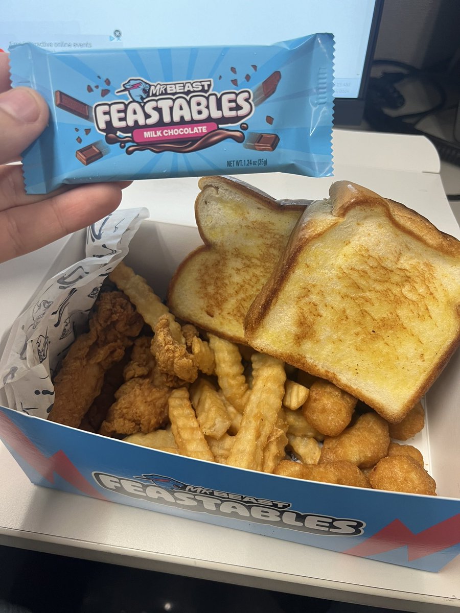 MechaComTTV's tweet image. Best Collab meal of all time @MrBeast @Feastables @Zaxbys