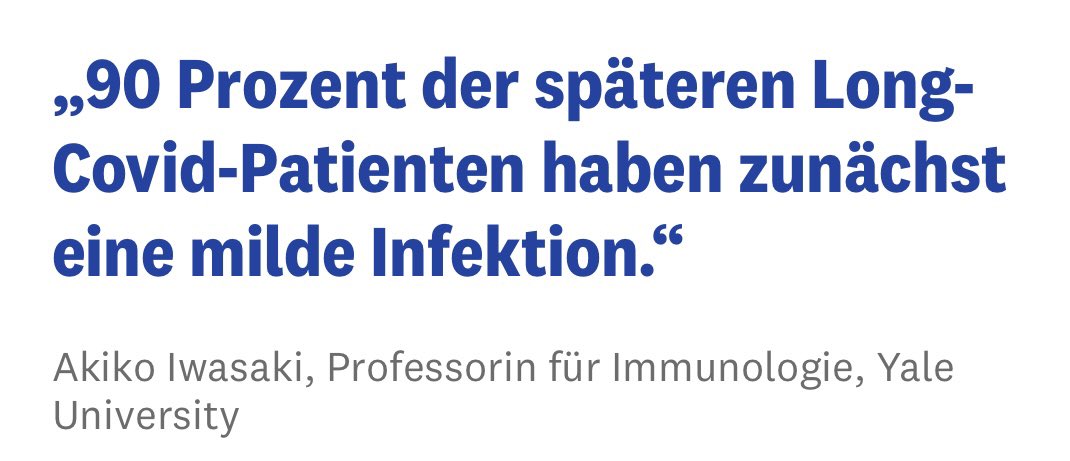 Covid-Patienten haben zunächst eine milde Infektion“, so Akiko Iwasaki @VirusesImmunity , Professorin für Immunologie, Yale University.  „Wir haben es hier mit einem massiven Problem der öffentlichen Gesundheit zu tun, das viele Millionen Menschen in aller Welt betrifft“, betonte