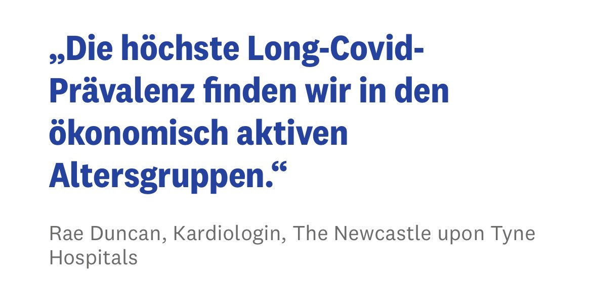 die nicht mehr in ihrem Job arbeiten können.“ Denn mit jeder neuen Coronainfektion steige das Risiko für #LongCovid mit seinen rund 250 unterschiedlichen Symptomen. „Wir müssen uns endlich eingestehen, wie gewaltig dieses Problem ist.“