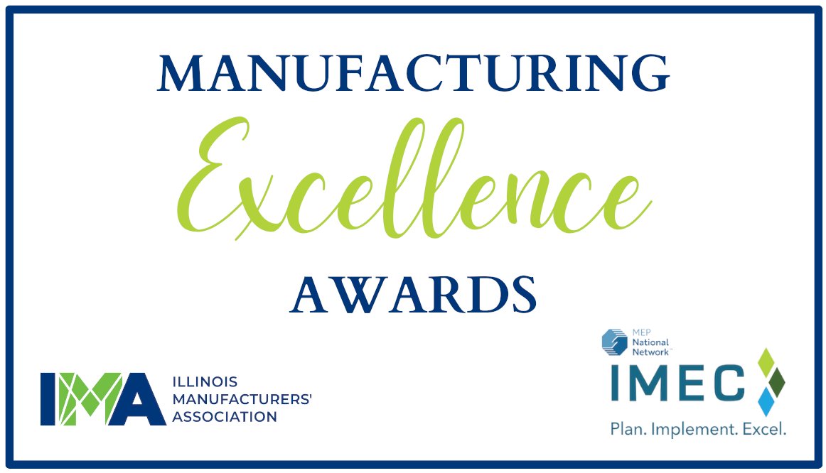 DEADLINE APPROACHING! The #ManufacturingExcellence Awards were designed to recognize and honor companies, organizations, and individuals for outstanding contributions within the #ILManufacturing sector. Let's celebrate excellence in Illinois! bit.ly/4bYeBof @IMA_Today