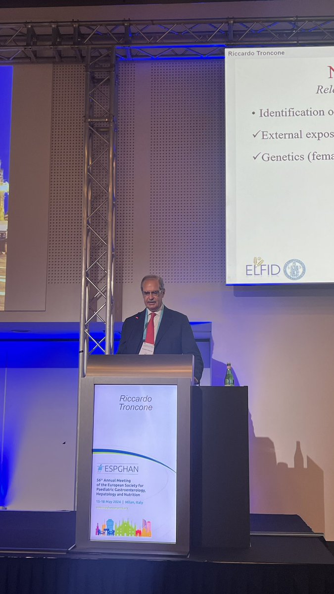 odsuoglu's tweet image. One of the most interesting sessions has just started in Brown Hall 3 with the introduction of Riccardo Troncone: THE FUTURE OF DRUG TREATMENT FOR CELIAC DISEASE IN CHILDREN #ESPGHAN2024 #ESPGHANambassador