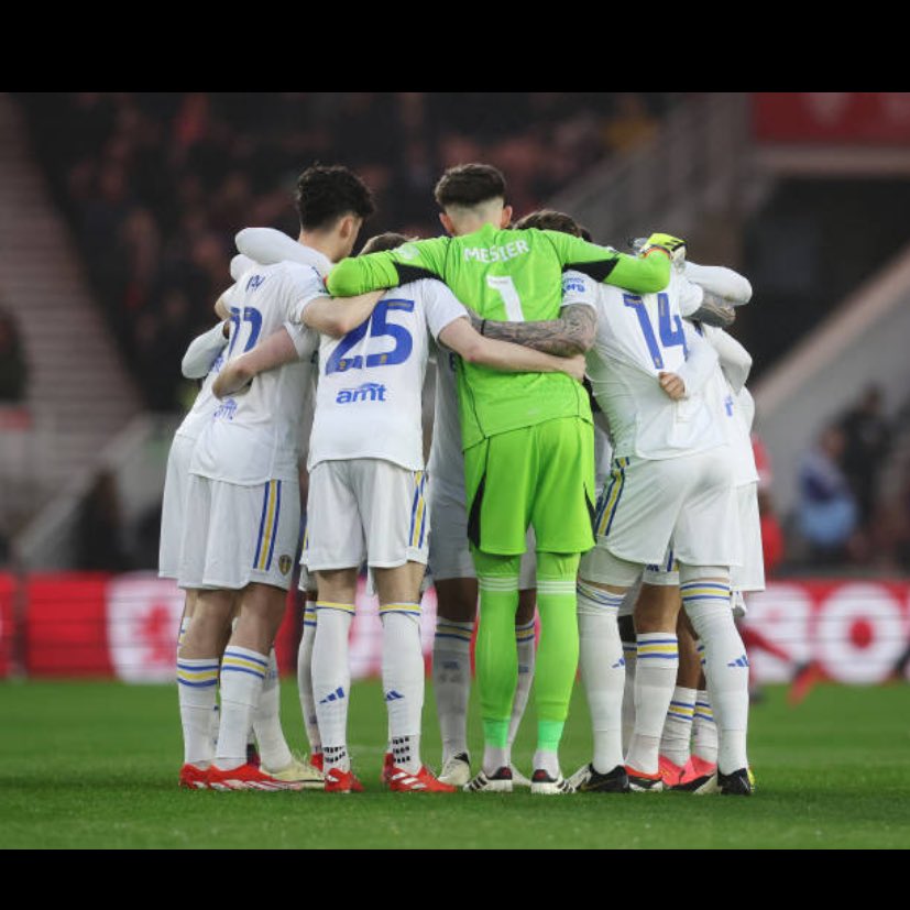 Confíen señores, confíen.
Si este equipo lo quiere de verdad lo va a conseguir y no lo dudo huevos y huevos, somos el Leeds.

🤍💛💙