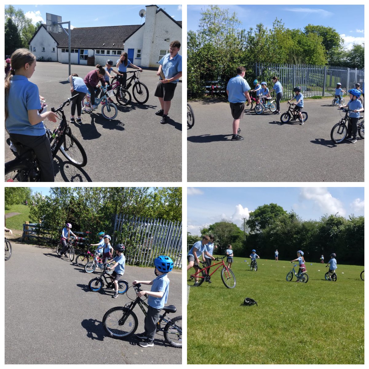 scoilmolaise's tweet photo. Well done to the boys and girls in 5th and 6th class who organised cycling workshops for the rest of the school as part of #BikeWeek24 https://t.co/tRD6dMlwv6
