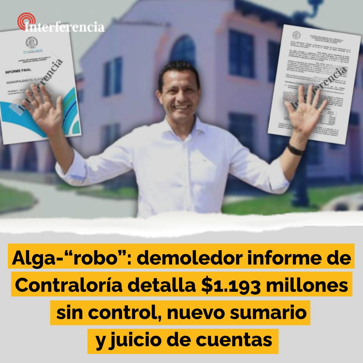 Aunque en paralelo existe una investigación donde fue formalizado el ex alcalde José Luis Yáñez y su pareja Belén Carrasco por malversación de causales públicos, la auditoría servirá para que la fiscalía engrose los elementos que componen la indagatoria. tinyurl.com/mprpcmfy