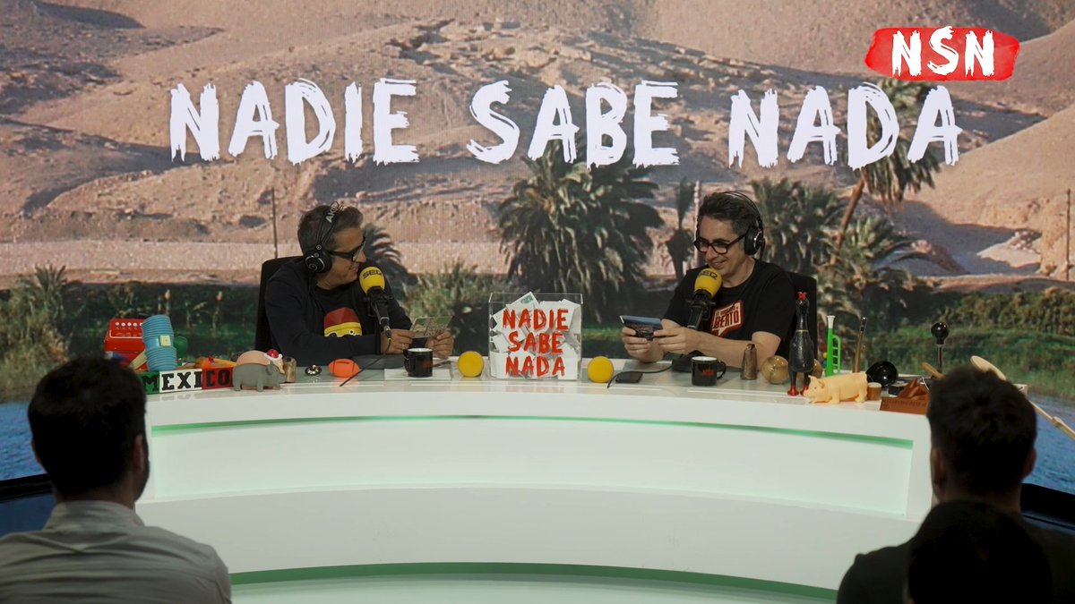 Bienvenidos a #NadieSabeNada con Andreu Buenafuente y Berto Romero, los Pixie y Dixie de esta comedia animada en la SER. Subid el volumen de vuestros dispositivos que empezamos. Directo: go.elterrat.com/cadenaser-dire…