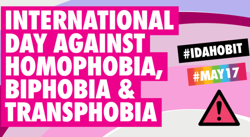 Today is International Day Against Homophobia, Biphobia and Transphobia🏳️‍🌈. Founded in 2004, #IDAHOBIT is now celebrated in more than 130 countries around the world. It reminds us that there is still a long way to go until all LGBTQ+ people are free and safe from harm.