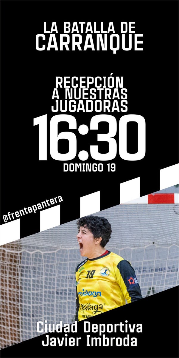 16:30.
Domingo 19
La #BatalladeCarranque
Lo que se quiere, se defiende. Por eso nosotras #DefendemosLaCorona