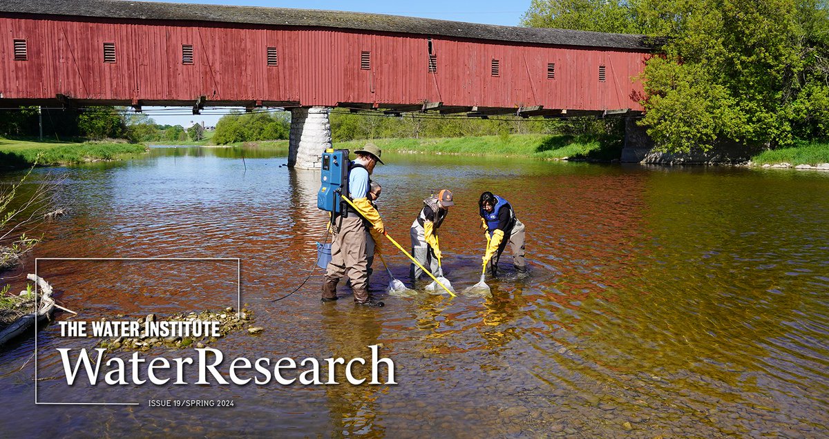 Discover how rainbow darters are handling multiple natural and human-induced stressors in WaterResearch Issue 19 – Testing for “loss of equilibrium” in rainbow darters: Assessing the impacts of multiple stressors. bit.ly/3ymFeVf
