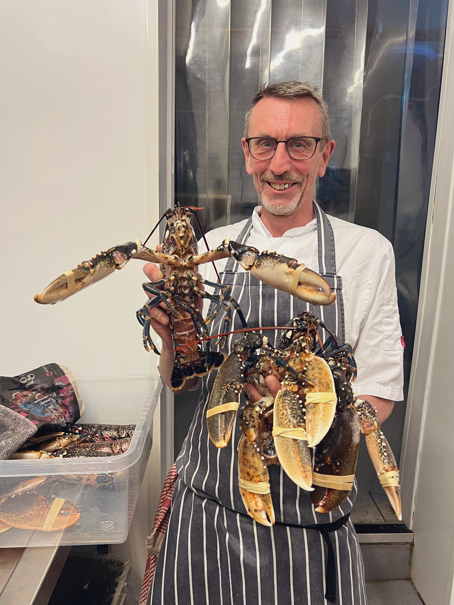 Just landed from Weymouth…! 🦞 #lobster #lobsterseason #thescallopshell