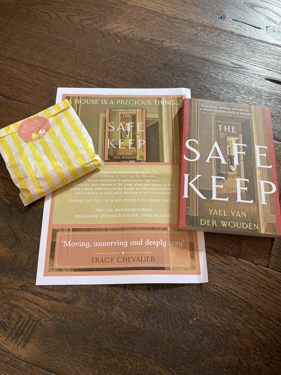 Everyone is raving about this book so I’m delighted to receive a review copy. Thank you ⁦@VikingBooksUK⁩ ⁦@PenguinHuddleUK⁩ #TheSafeKeep #YaelVanDerWouden