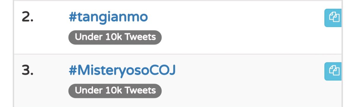 Magkatabi sa trend list 😁 @gianbernardino_ #tangianmo #MisteryosoCOJ