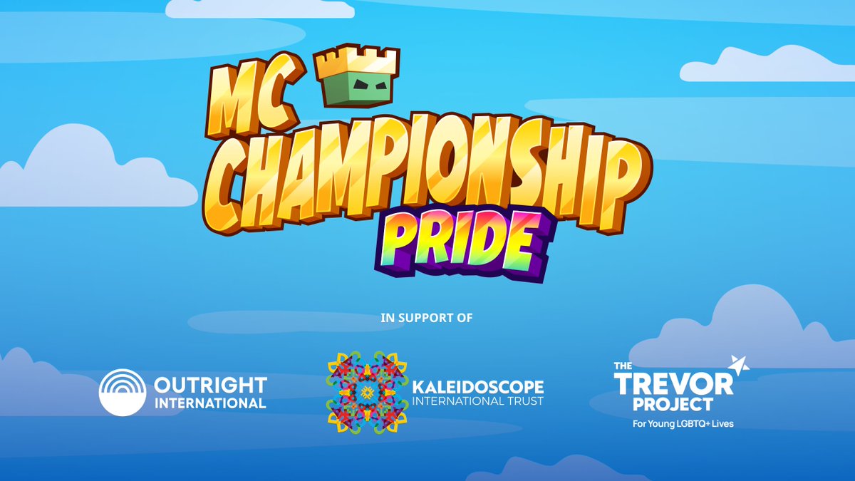 Time to fly your flag with Pride! 🏳️‍🌈🏳️‍⚧️

MCC Pride 2024 goes live June 1st at 8pm BST!

This year, we're supporting three incredible charities - @Kaleidoscope_T, @OutrightIntl and @TrevorProject 🎉