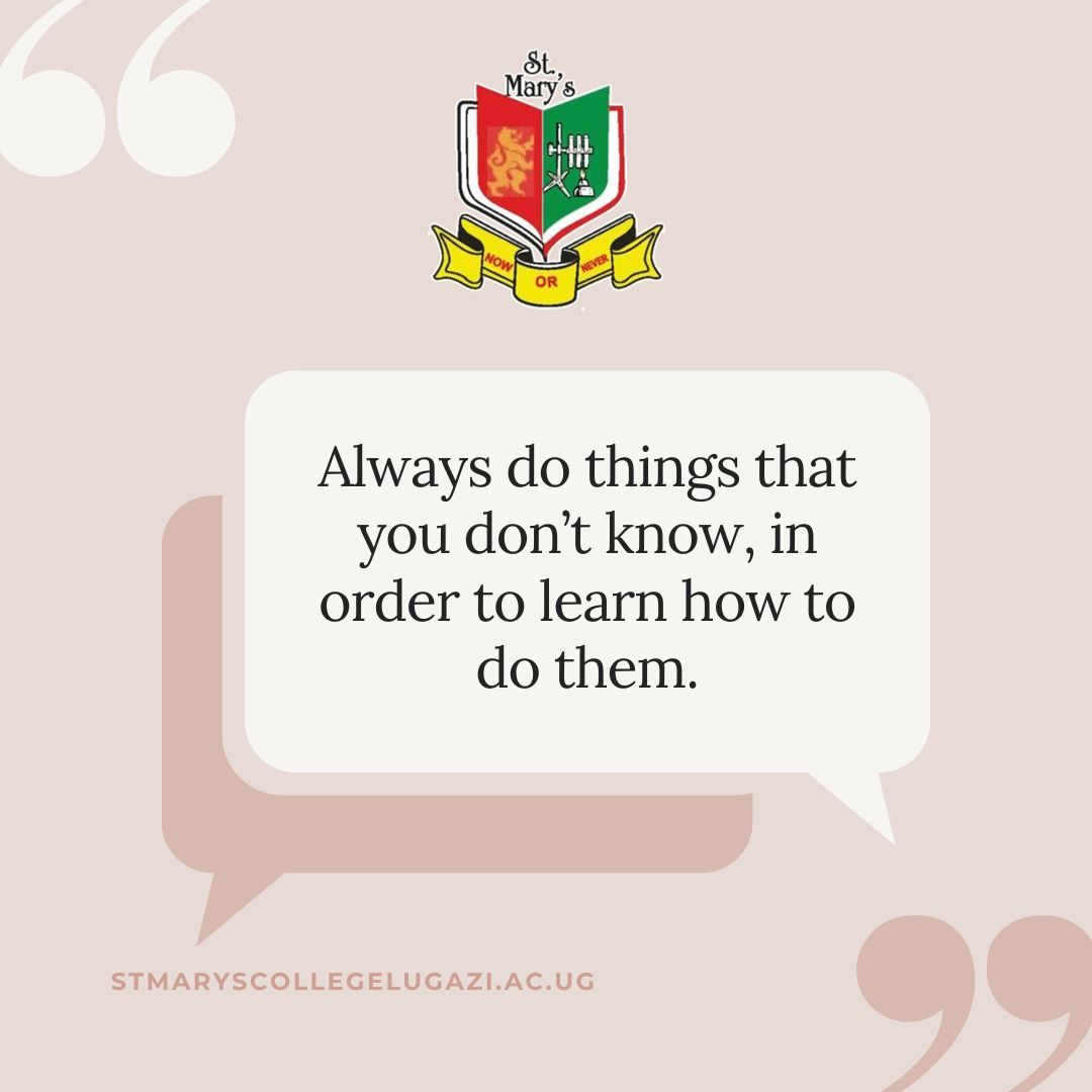 This practice makes you sharp and helps you learn new things
Enroll students at St. Mary's College Lugazi . Call +256705601045 for more
#StMarysCollegeLugazi #GratefulForEducation #Educationalforall #Funactivities #EmpowerThroughTalent #DreamsComeTrue