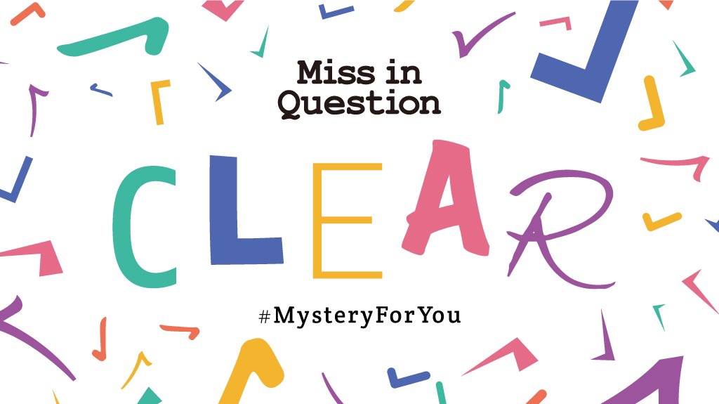 【#MysteryforYou】 あなたのためにセレクトされた謎や物語が毎月自宅のポストに届く！今月は「Miss in Question」を解き明かしました！  scrapmagazine.com/mysteryforyou/ #サブスク謎