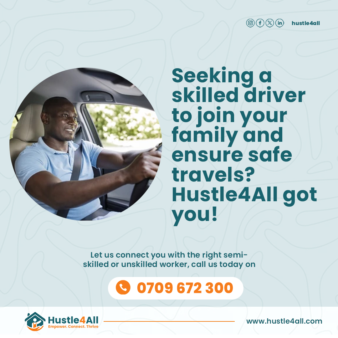 Hustle4All's tweet image. Wakuu!
Imagine hapa tunakupanga vipoa na driver, time za kusumbuka ziliisha.  Hustle4All iko hapa kukujenga. 
Tupigie tukusort 0709672300.
#hustle4all #driverswanted